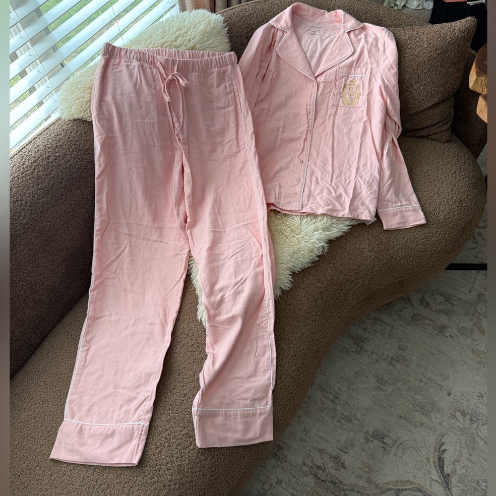 Posh Peanut Flannelette Pajama Set